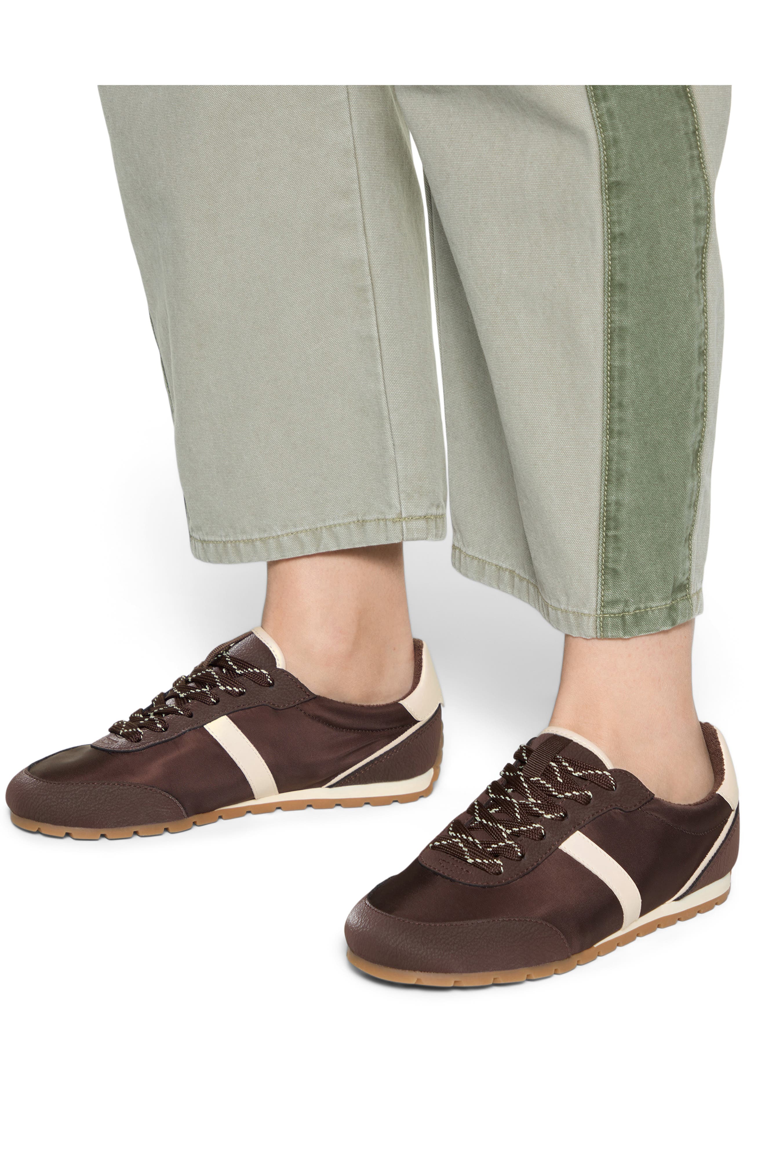 ALDO Sabby Sneaker, Alternate, color, Brown