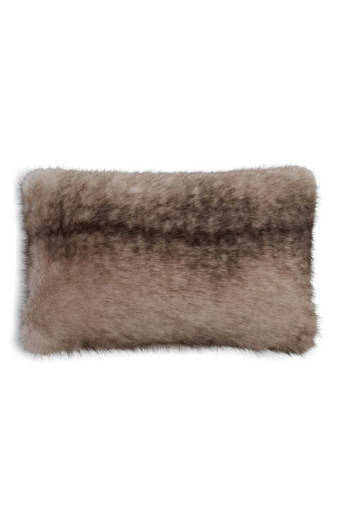 Cicly Faux Mink Accent Pillow
