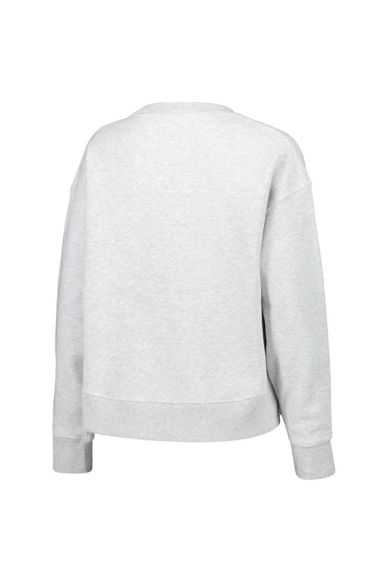 Women's League Collegiate Wear Ash Texas Longhorns Boxy Pullover Sweatshirt, Alternate, color, Ash