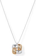 JENNY BIRD Woven Square Pendant Necklace