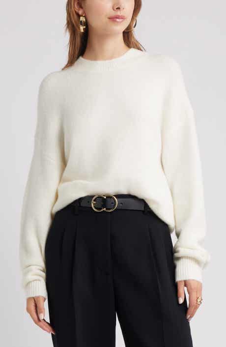 Open Edit Cozy Crewneck Sweater