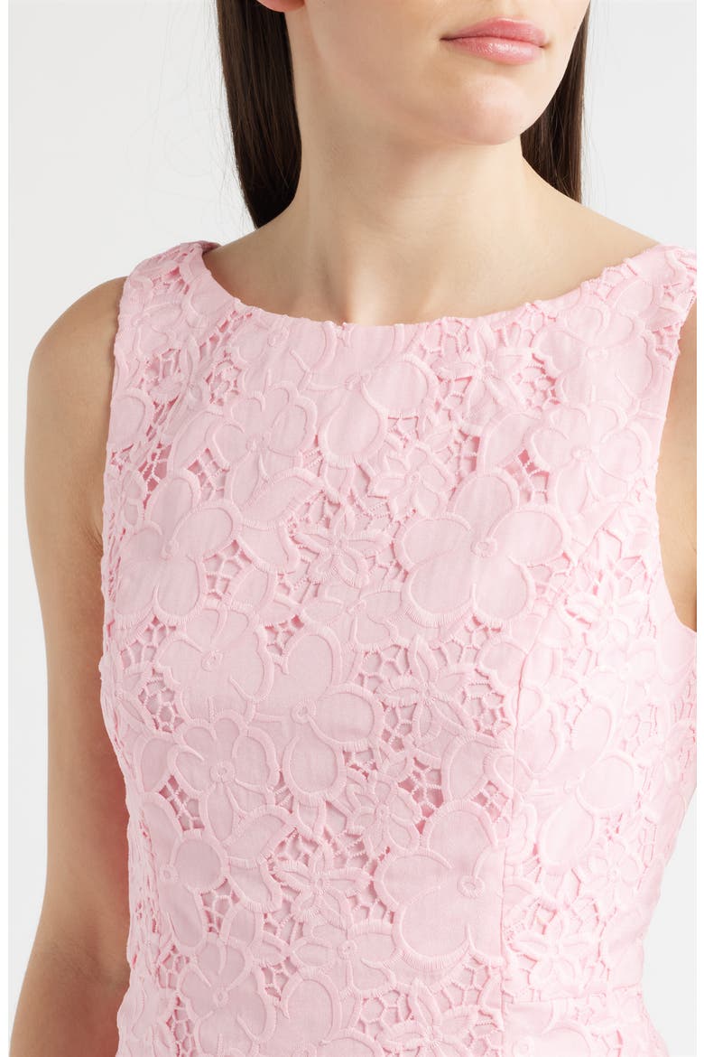 Jules Skirted Romper, Alternate, color, CONCH SHELL PINK FLOWER BUNCH