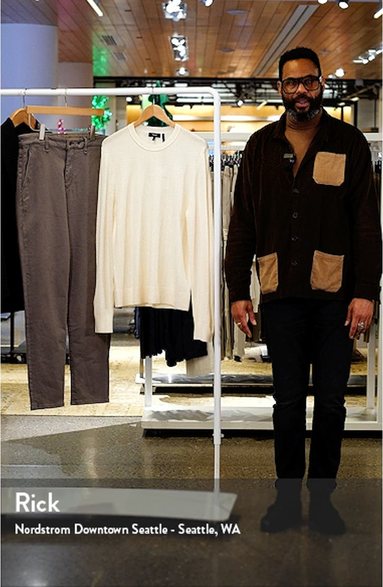 Novo Merino Wool Blend Crewneck Sweater, sales video thumbnail