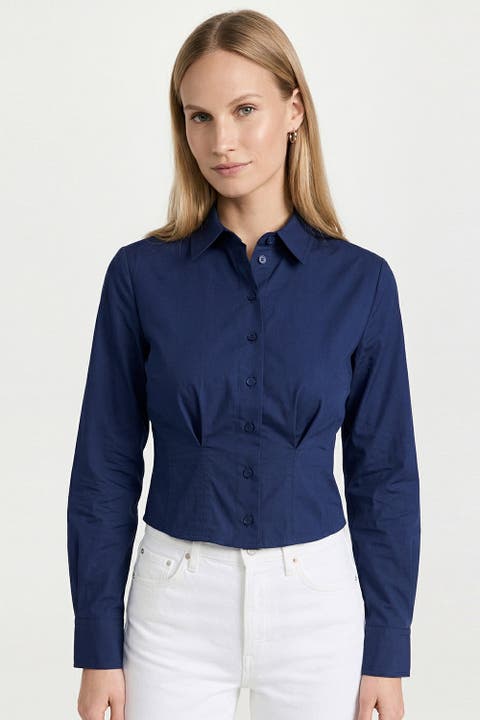 Felicia Long Sleeve Crop Shirt