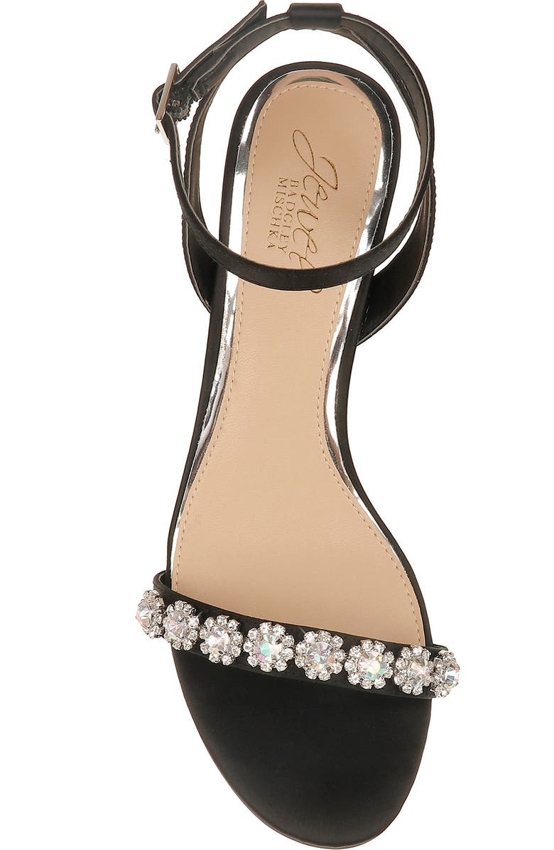 Jewel Badgley Mischka Fantasia Crystal Embellished Sandal, Alternate, color,