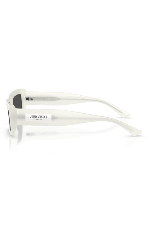 Jimmy Choo Lennon 54mm Polarized Rectangular Sunglasses