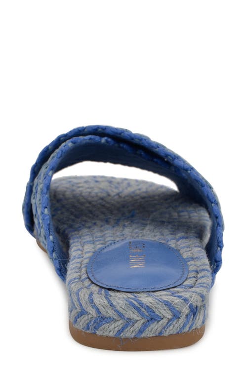 Nine West Animay Slide Sandal In Medium Blue