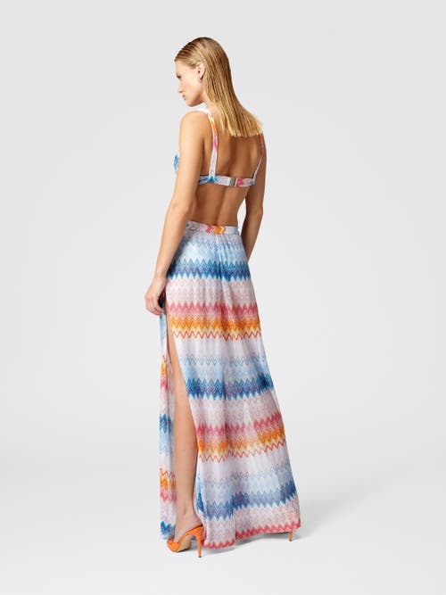 Missoni Herringbone Pattern Skirt In Multicoloured
