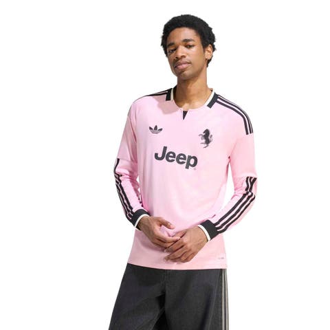 Men's adidas  Pink Juventus 2026/27 Away Replica Long Sleeve Jersey