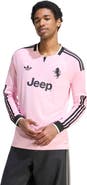 adidas Men's adidas Pink Juventus 2026/27 Away Replica Long Sleeve Jersey