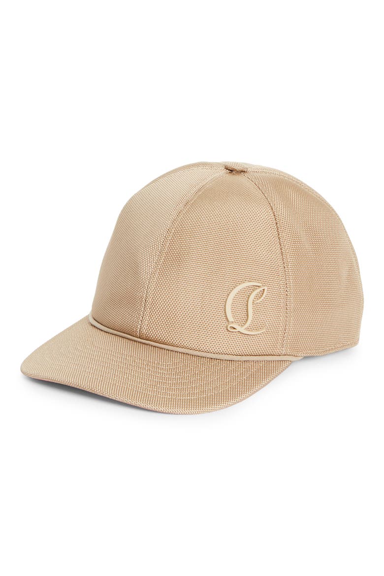 Mooncrest Active Monogram Canvas Baseball Cap, Main, color, SAHARIENNE