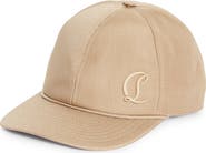 Christian Louboutin Mooncrest Active Monogram Canvas Baseball Cap