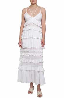 Know One Cares Tiered Ruffle Maxi Dress