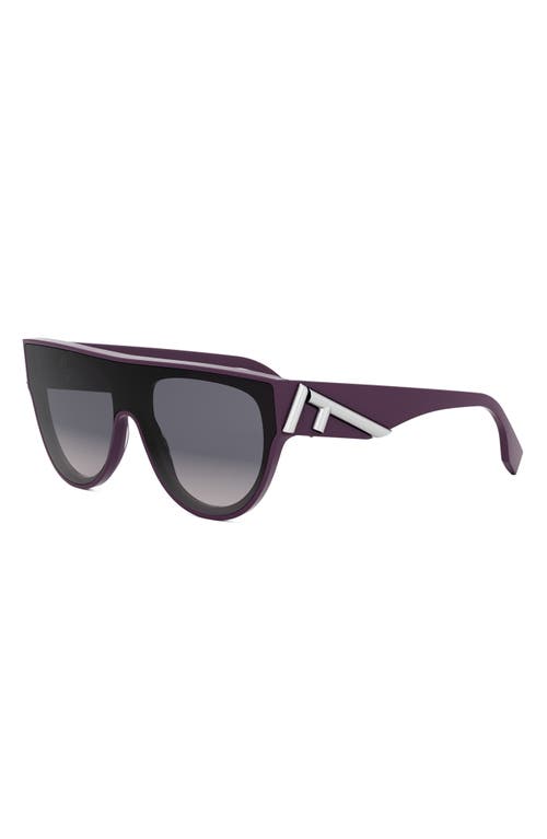 Fendi ' First 139mm Flat Top Sunglasses In Purple