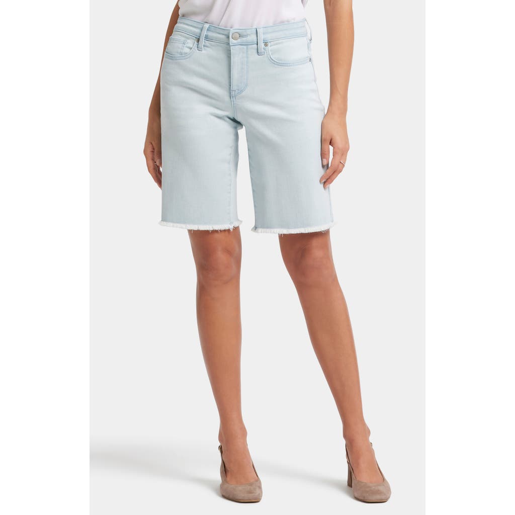 Nydj Lilly Boyfriend Denim Shorts In Glacier Frost In Glacier Frost