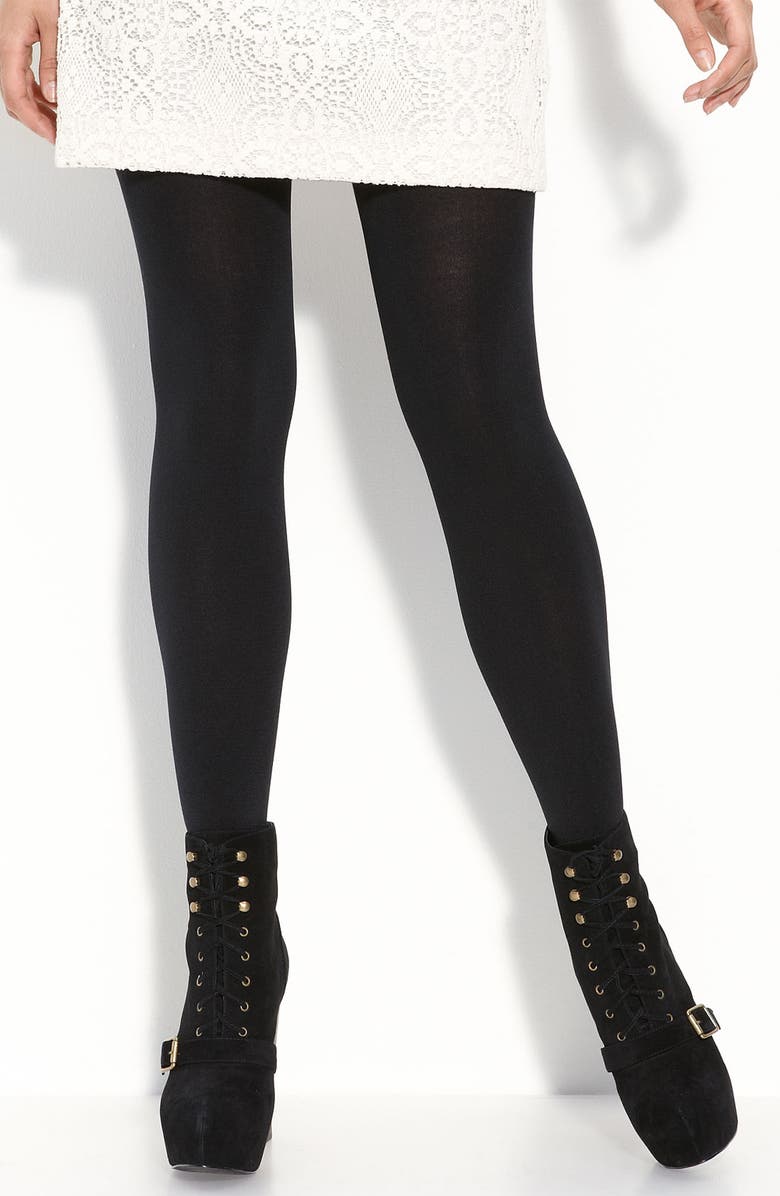 Hue Brushed Sweater Tights, Main, color, 