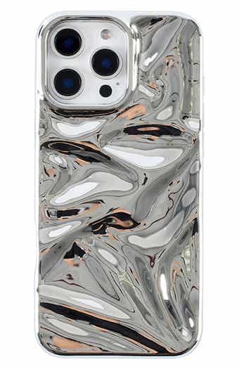 Auramma Silver Crinkle iPhone 16 Pro Case