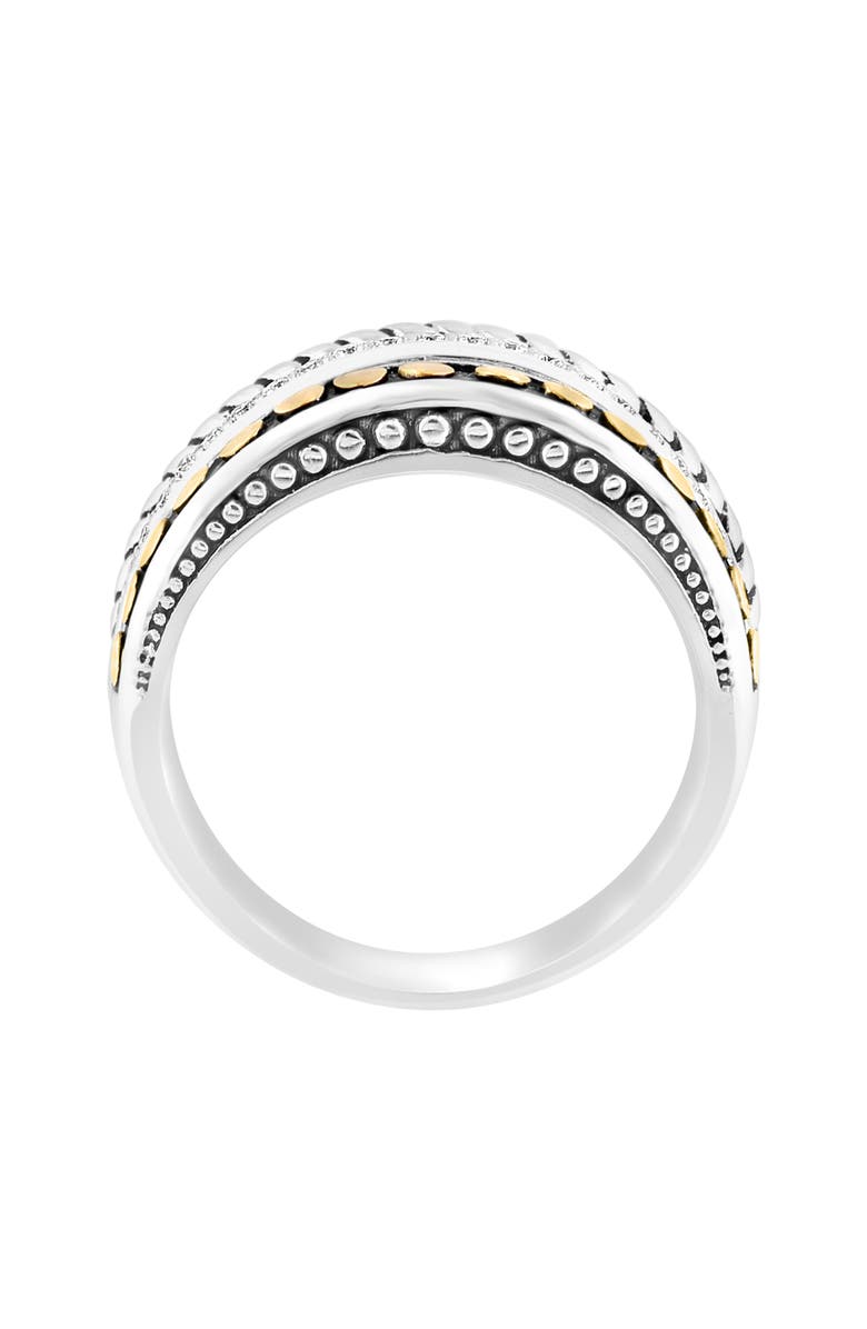 EFFY Two-Tone Diamond Band Ring, Alternate, color,
