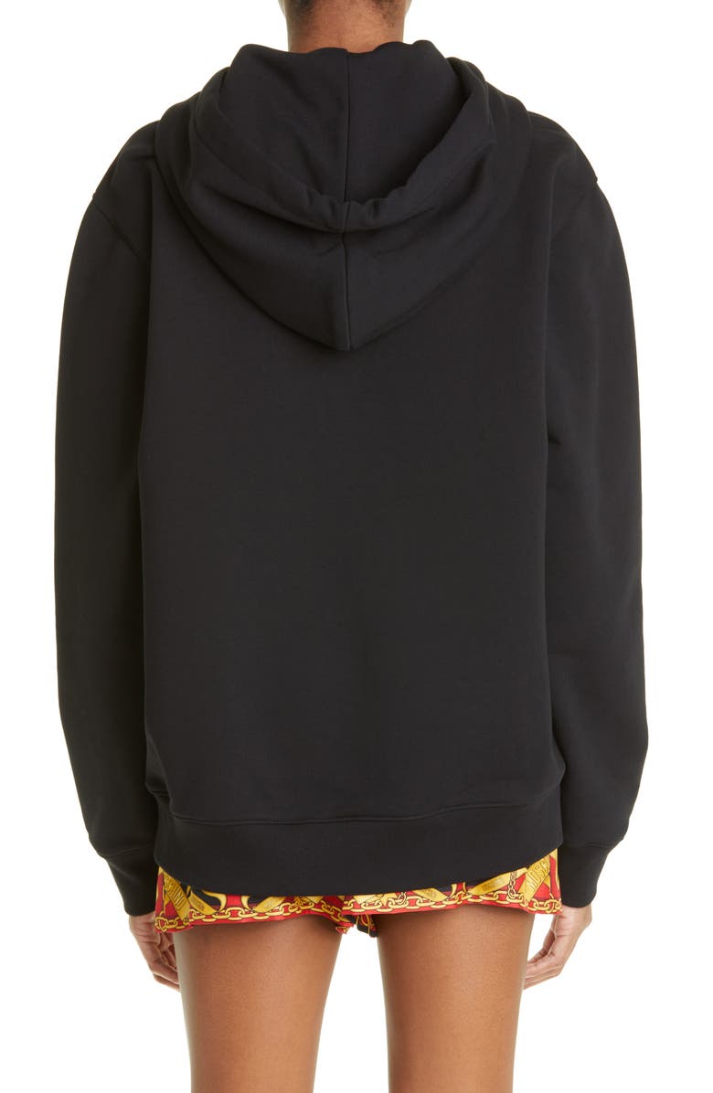 Moschino Bugs Bunny Cotton Graphic Hoodie, Alternate, color,