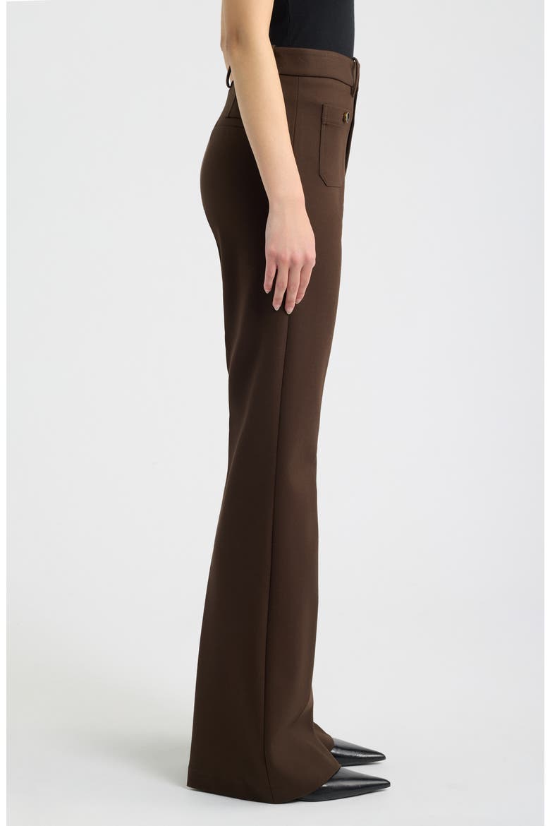 The Flare Trouser Pocket Pants, Alternate, color, AMERICANO