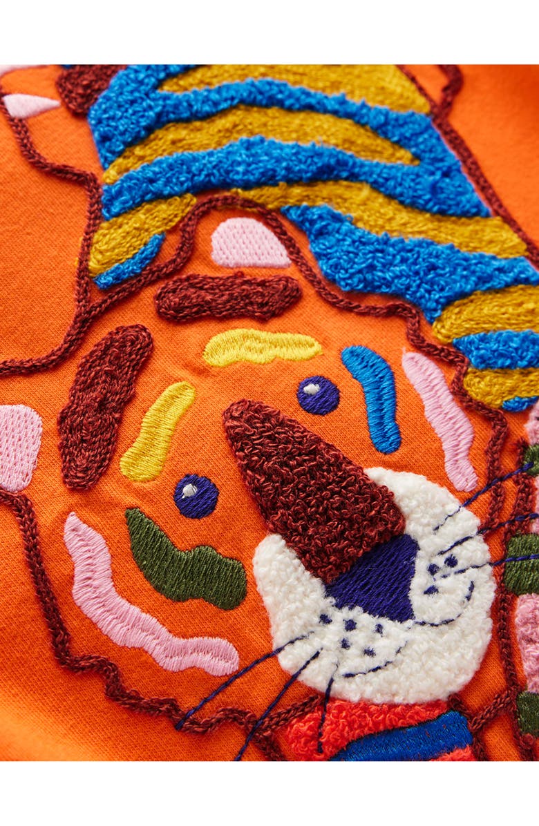 Mini Boden Kids' Chain Stitch Cotton T-Shirt, Alternate, color, 