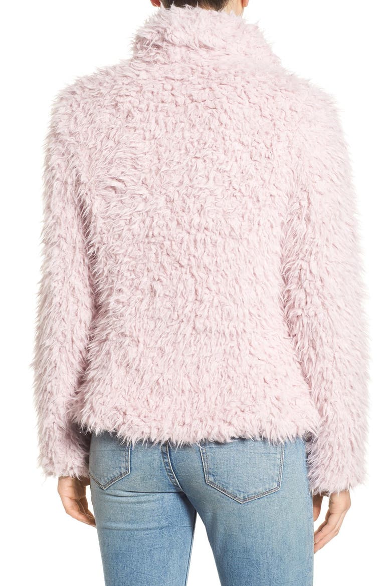 Faux Fur Jacket, Alternate, color, POWDER PUFF
