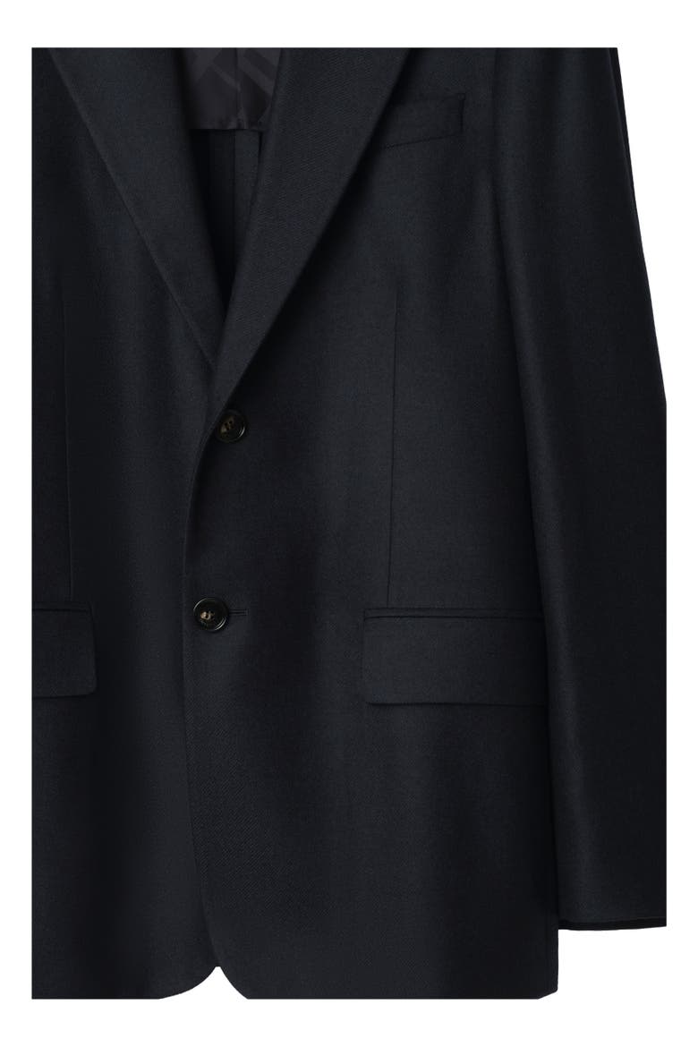 Wool Cashmere Tailored Jacket, Alternate, color, Midnight blue