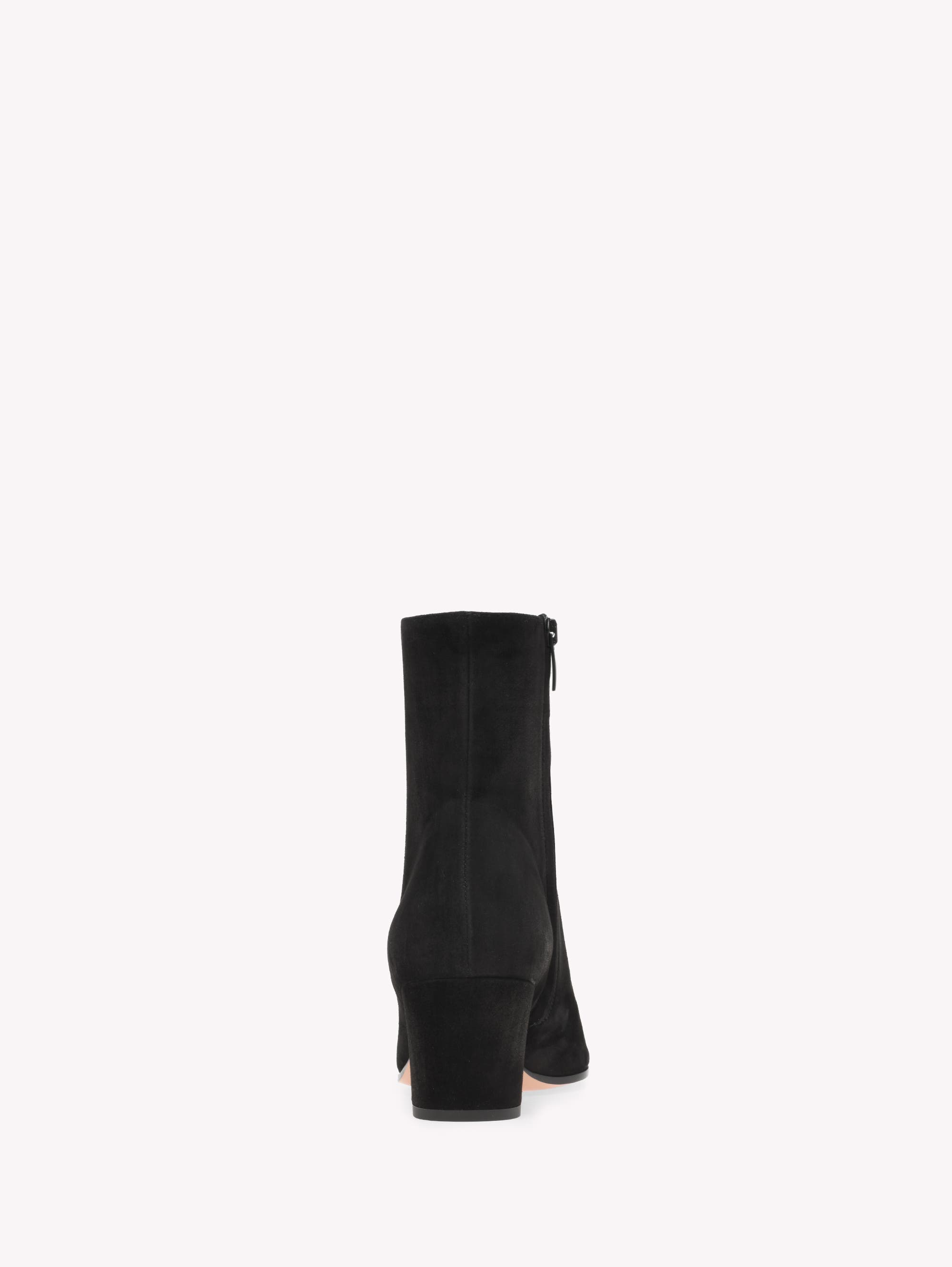 Gianvito Rossi Keinna 55 Booties, Alternate, color, Black Suede
