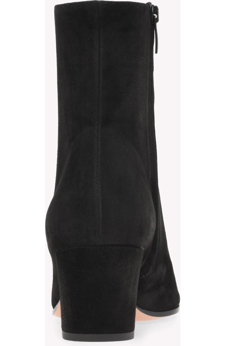 Gianvito Rossi Keinna 55 Booties, Alternate, color, Black Suede