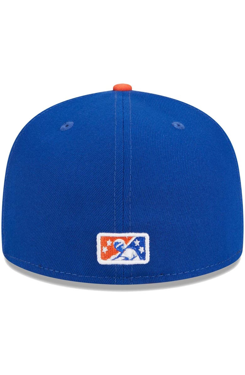 New Era Men's New Era Blue Charlotte Knights Theme Nights   59FIFTY Fitted Hat, Alternate, color, 