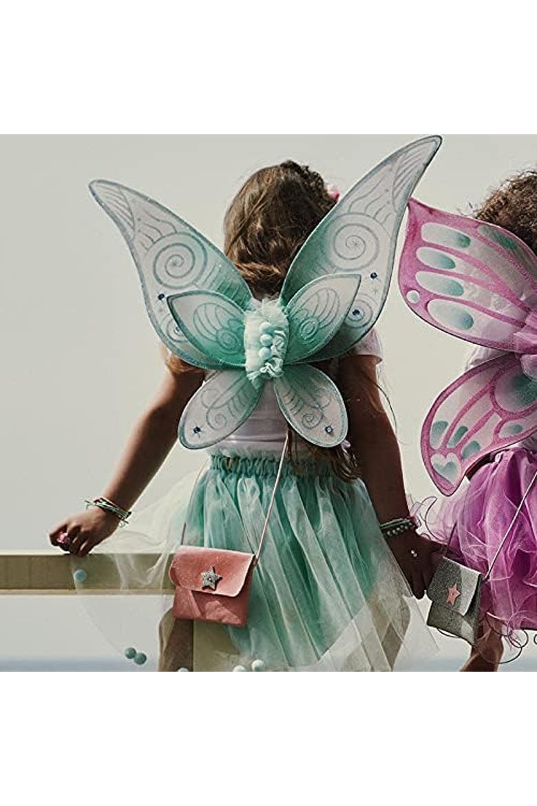 Angelina Fairy Costume, Skirt and Wings Set, Alternate, color, Green