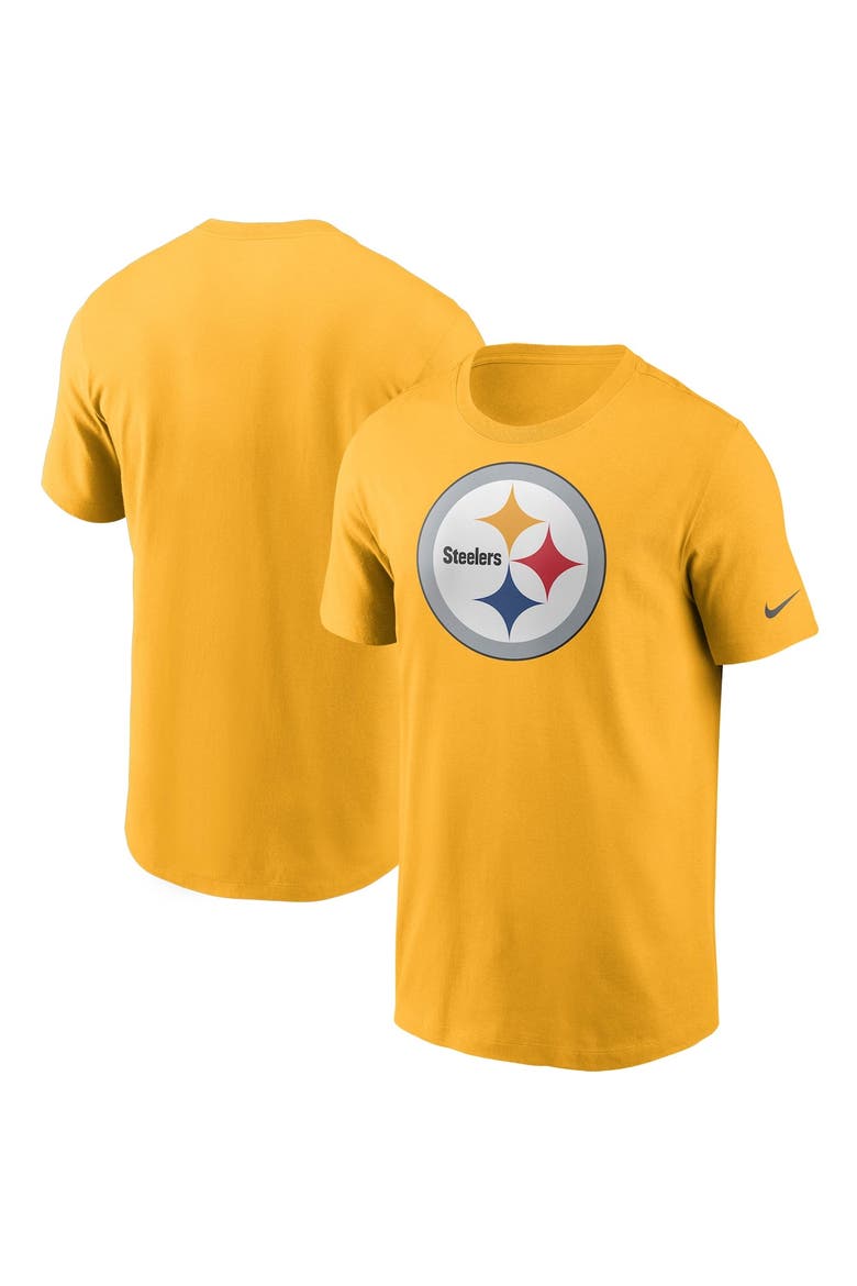 Men's Nike Gold Pittsburgh Steelers Primary Logo T-Shirt, Alternate, color, GOLD