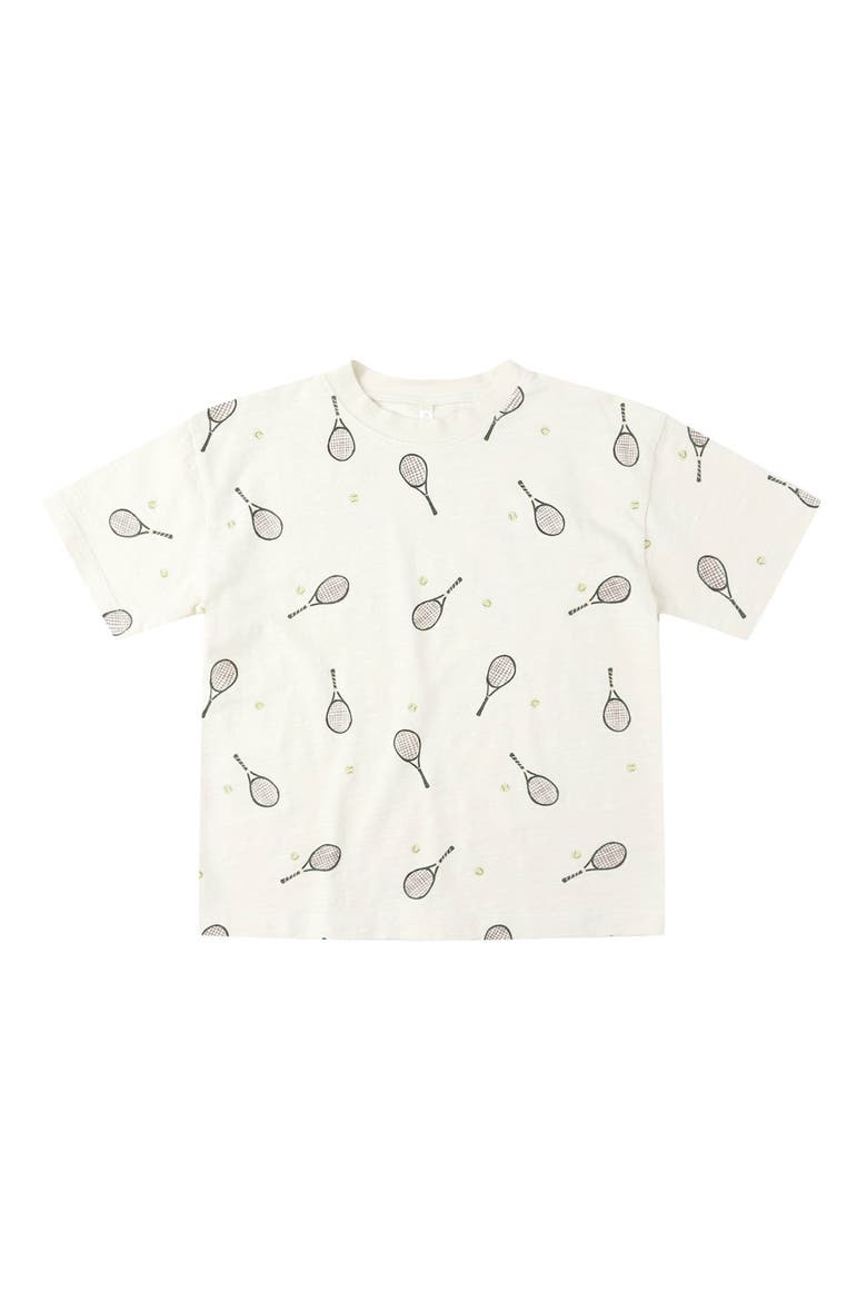 Kids' Relaxed Graphic Tee, Main, color, TENNIS