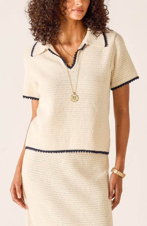 Paley Polo Crochet Top