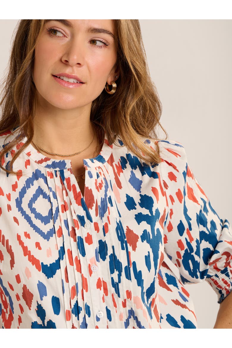 Yuki Painterly Blouse, Alternate, color, Multi