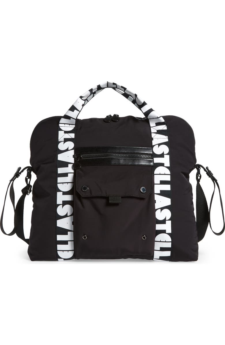 Stella McCartney Kids Stella McCartney Logo Diaper Bag, Main, color,