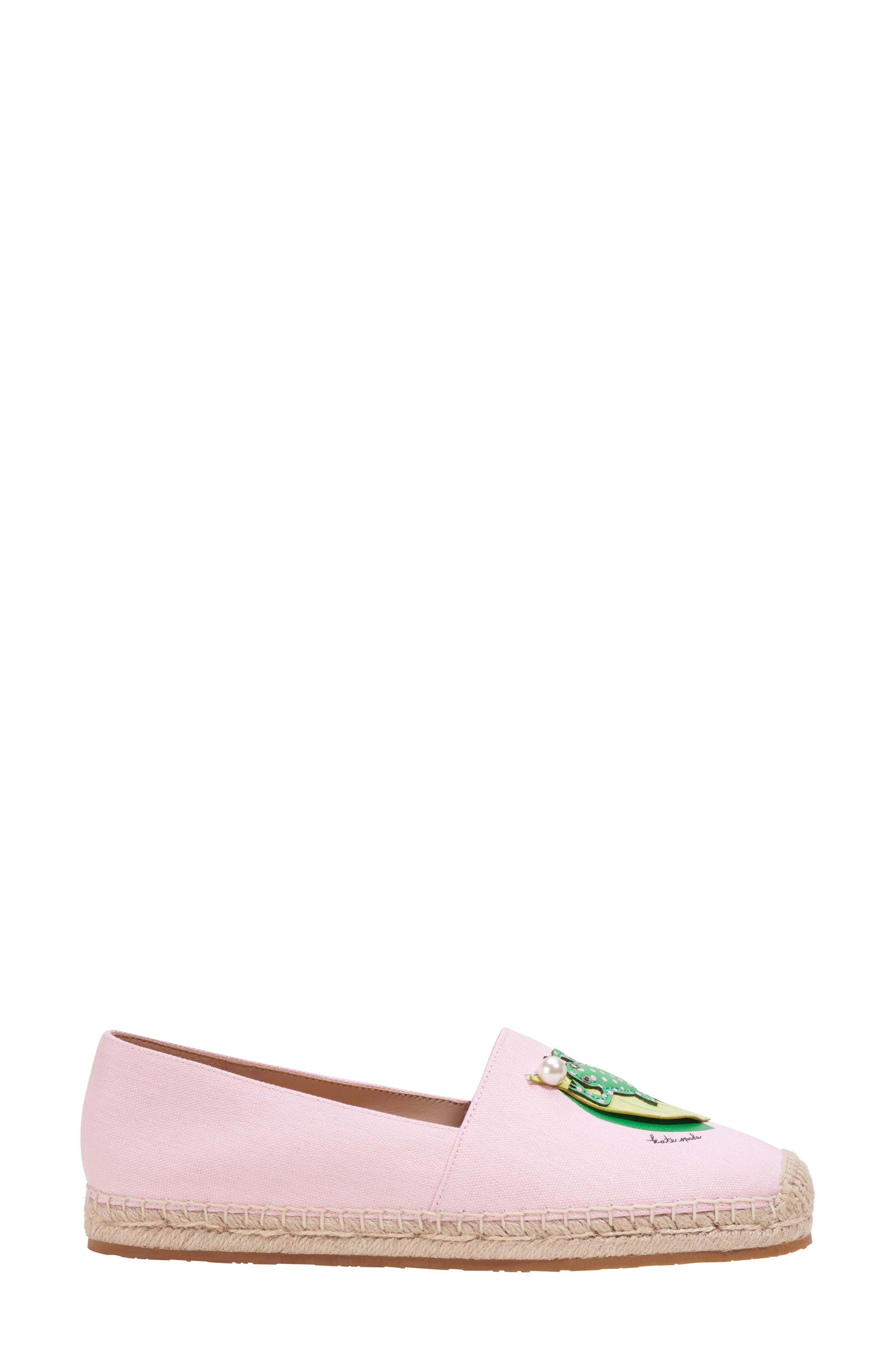 Kate Spade New York ribbit espadrille, Alternate, color, 