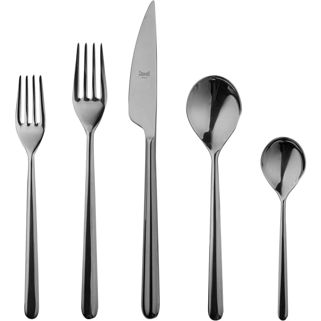 Mepra Linea Flatware Set In Gray