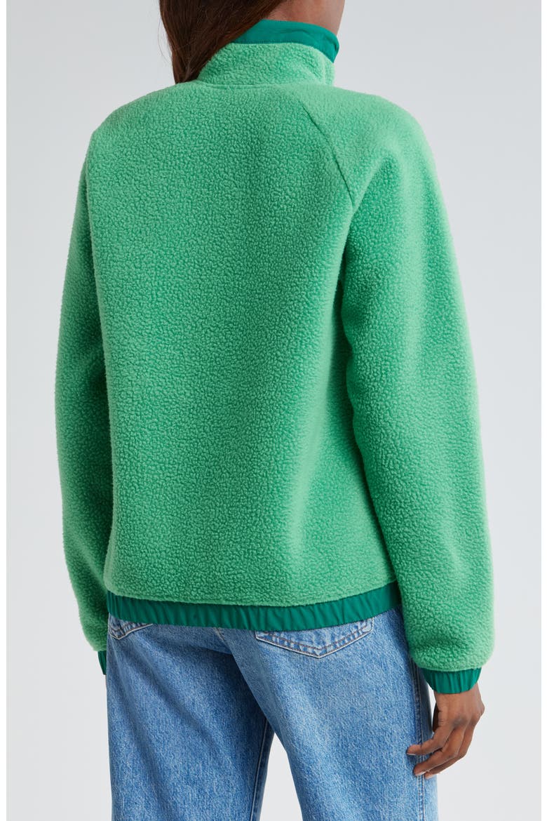 Imperial Fleece Snap Jacket, Alternate, color, 405 EVERGREEN