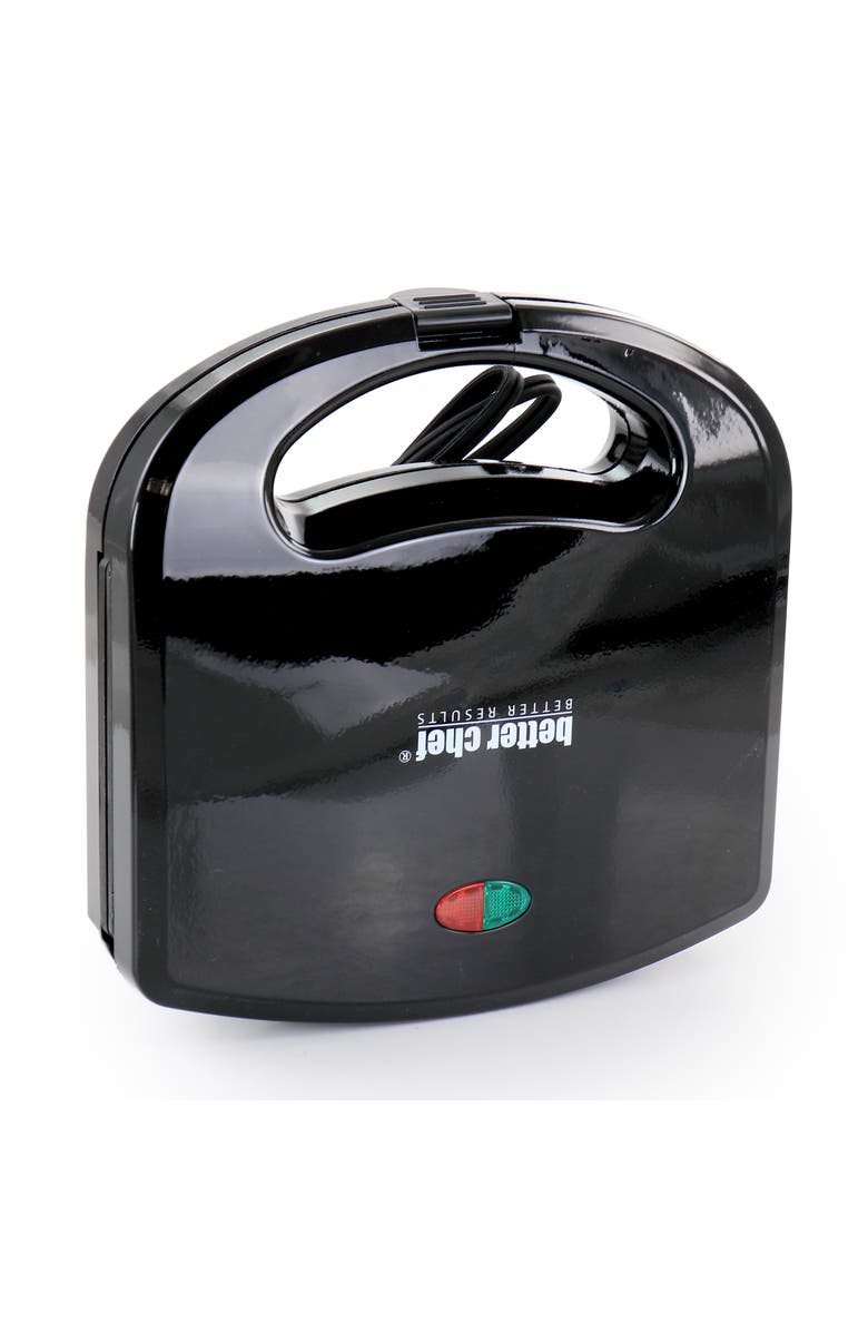 Better Chef Nonstick Panini Contact Grill, Alternate, color, Black