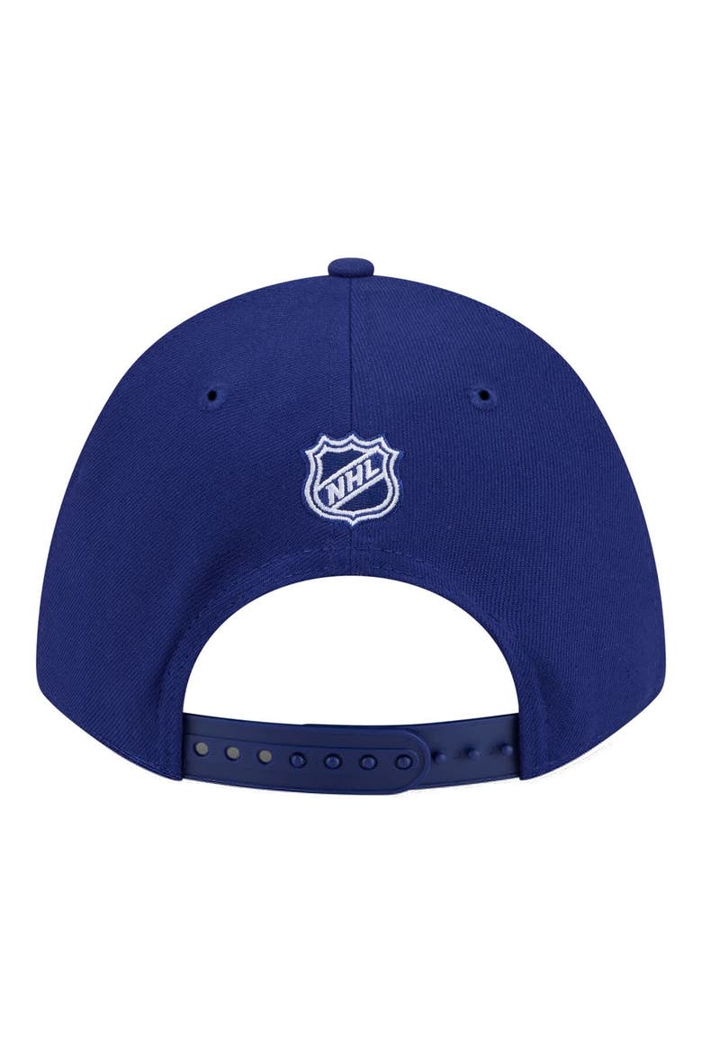 Men's New Era  Blue Tampa Bay Lightning COOLERA 9FORTY M-Crown Adjustable Hat, Alternate, color, Blue