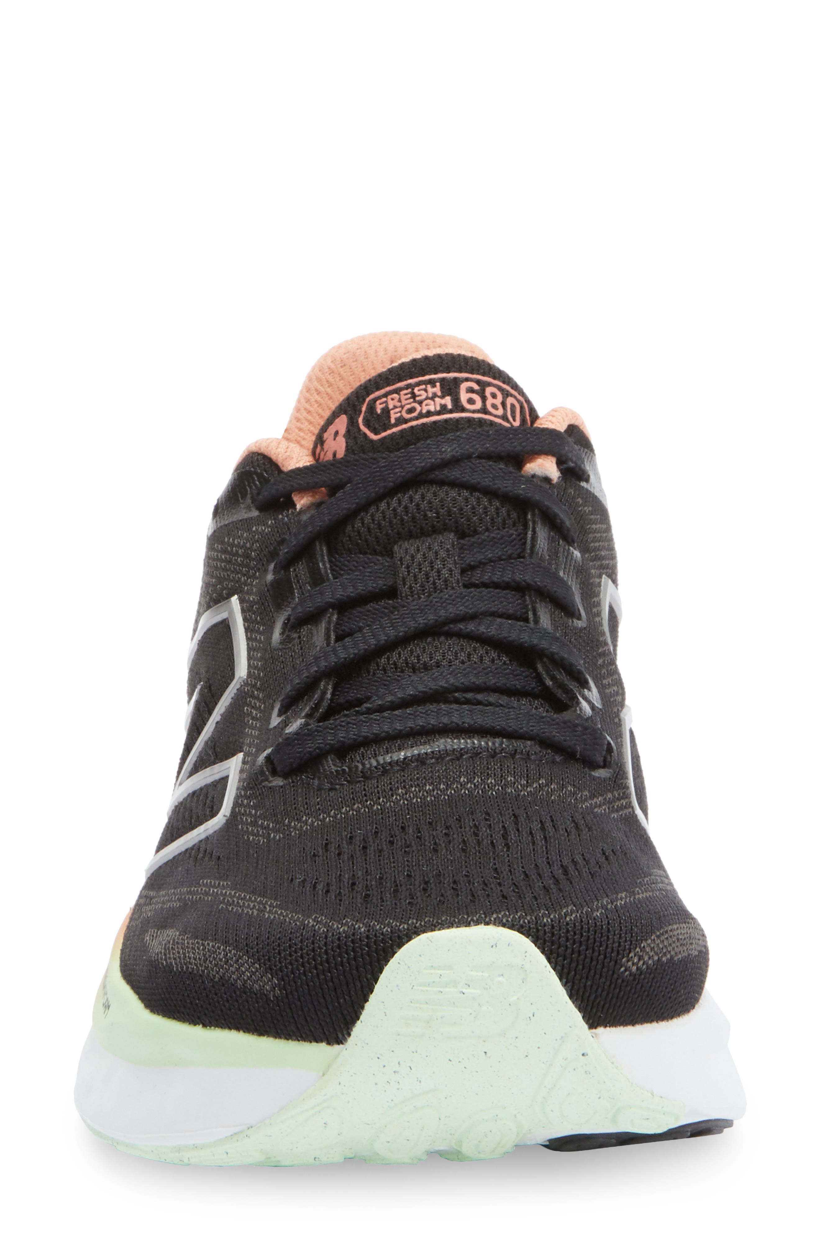 New Balance 680 Running Shoe, Alternate, color, Black/ Dark Silver Metallic