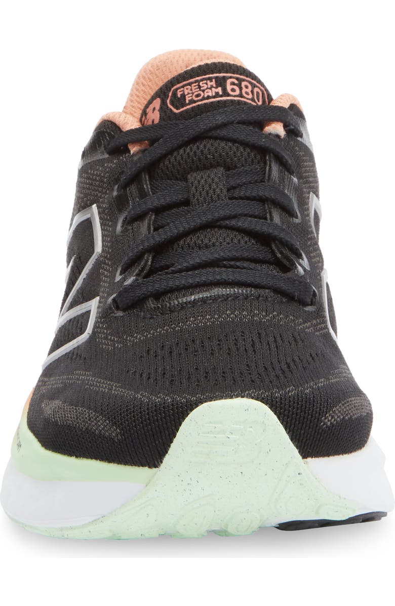 New Balance 680 Running Shoe, Alternate, color, Black/ Dark Silver Metallic