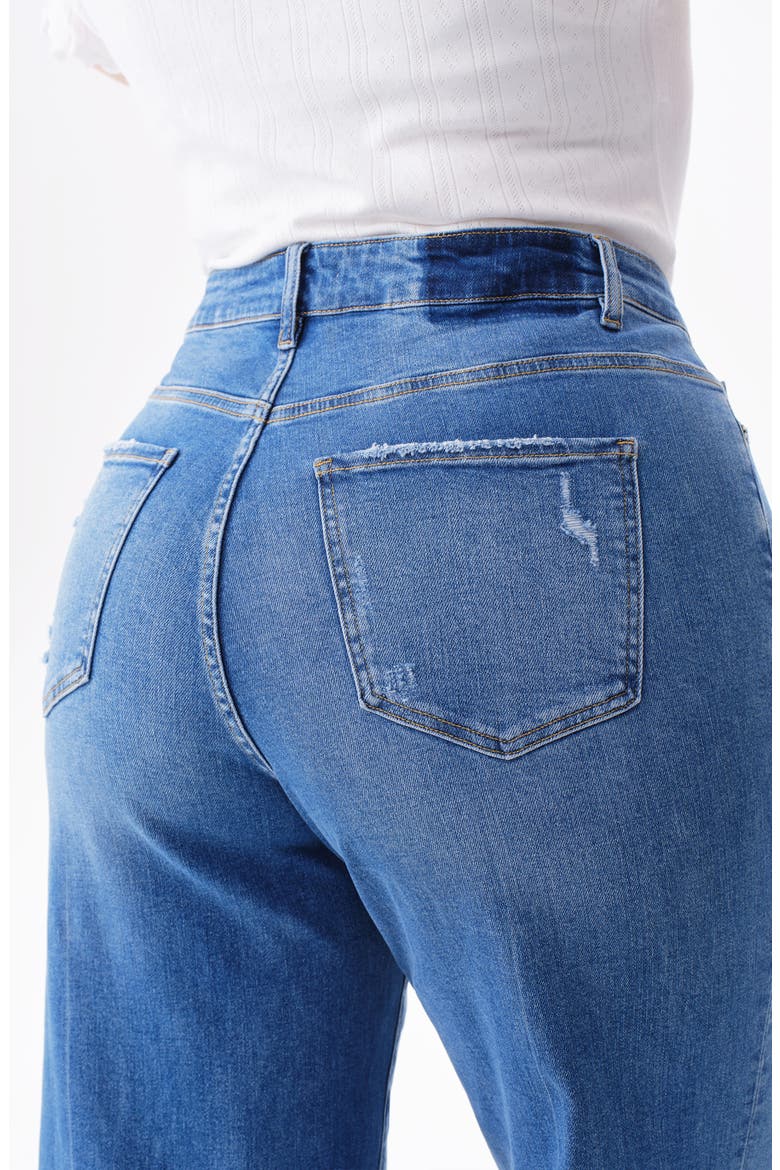 High Waist Wide Leg Jeans, Alternate, color, HAVEN