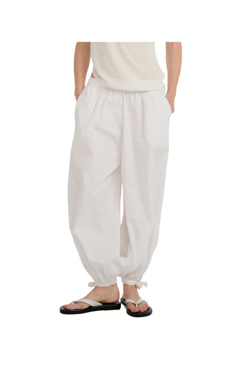 Resort Frank Balloon Pants Cover-Up, Main, color, White