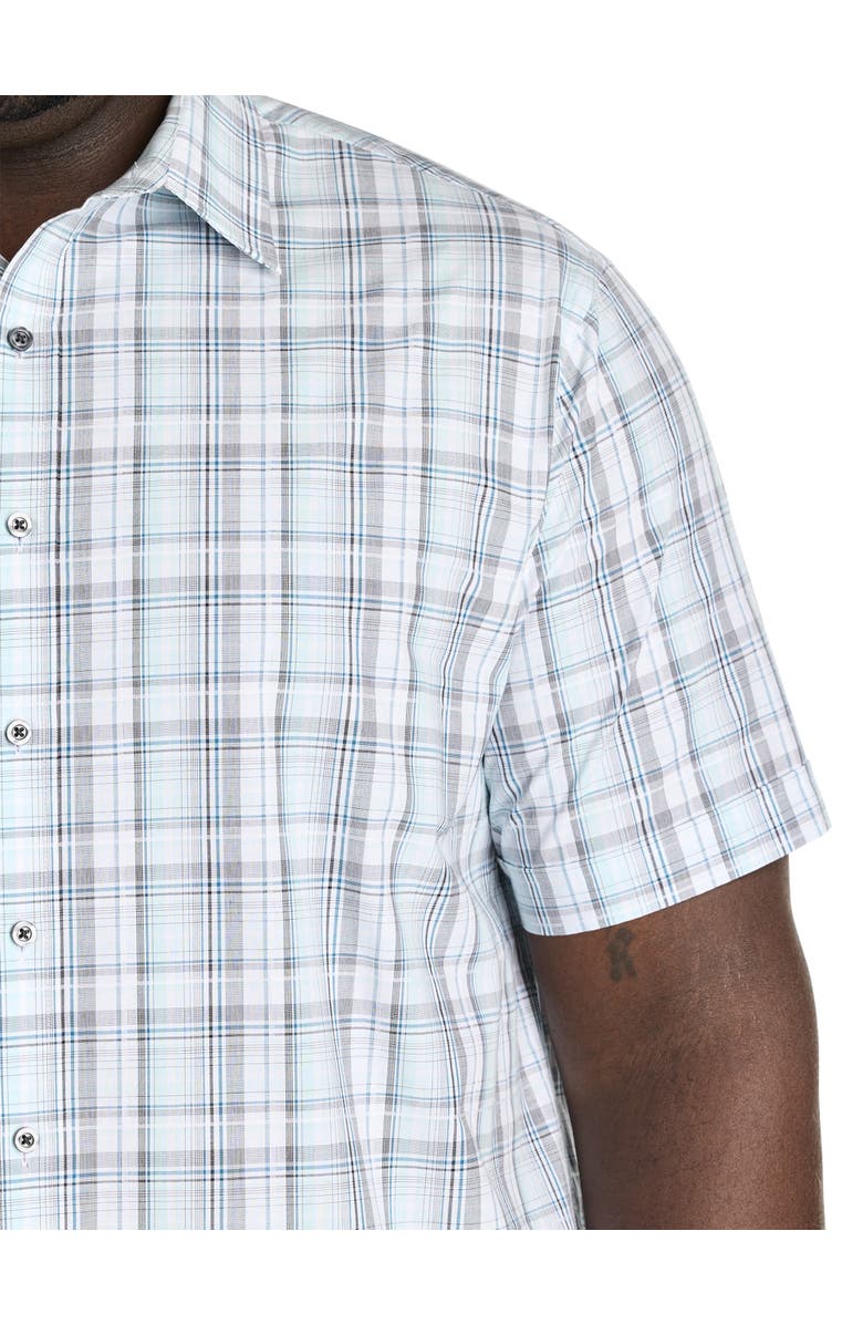 Synrgy by DXL Big & Tall Large Plaid Sport Shirt, Alternate, color, 