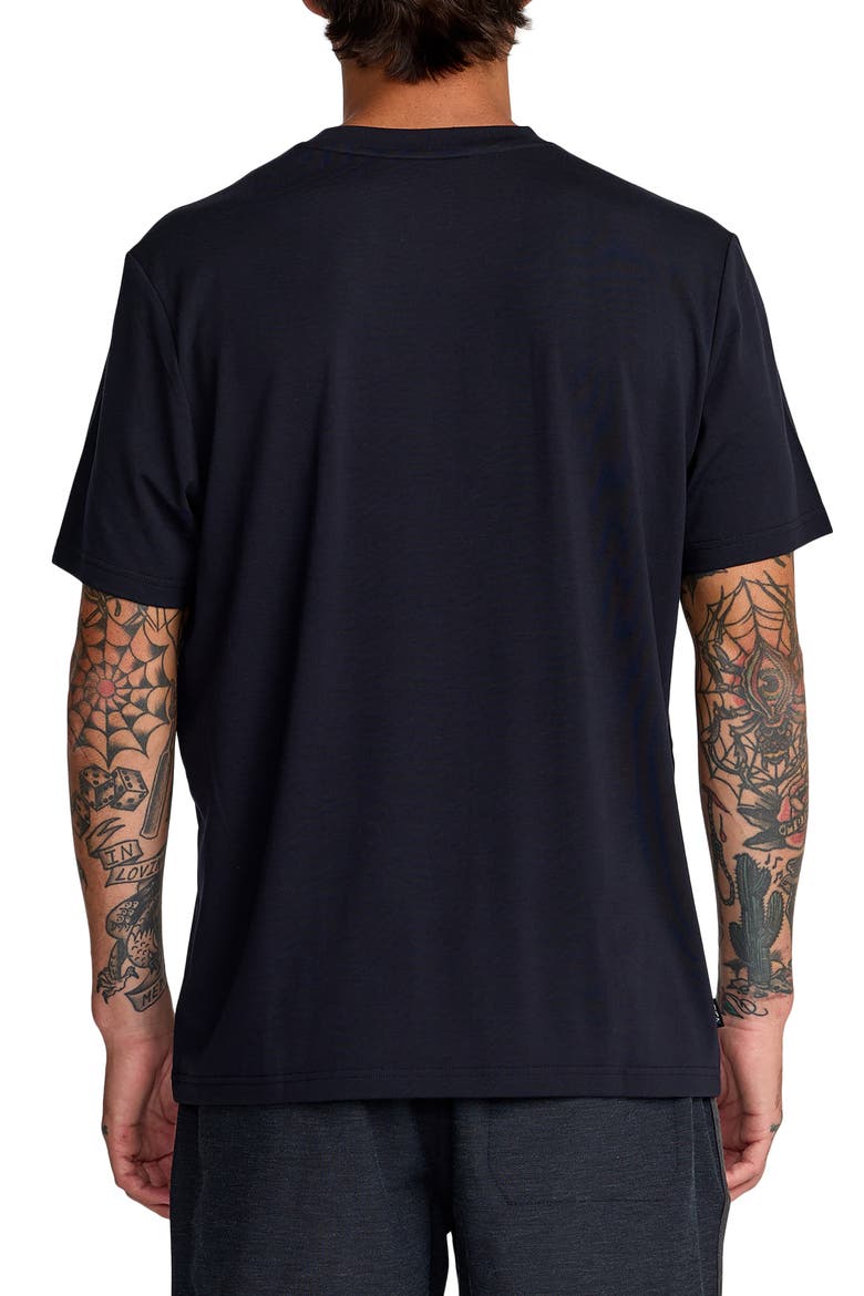 Balance Pocket Stripe T-Shirt, Alternate, color, BLACK