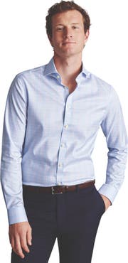 Charles Tyrwhitt Non-Iron Twill Prince of Wales Shirt