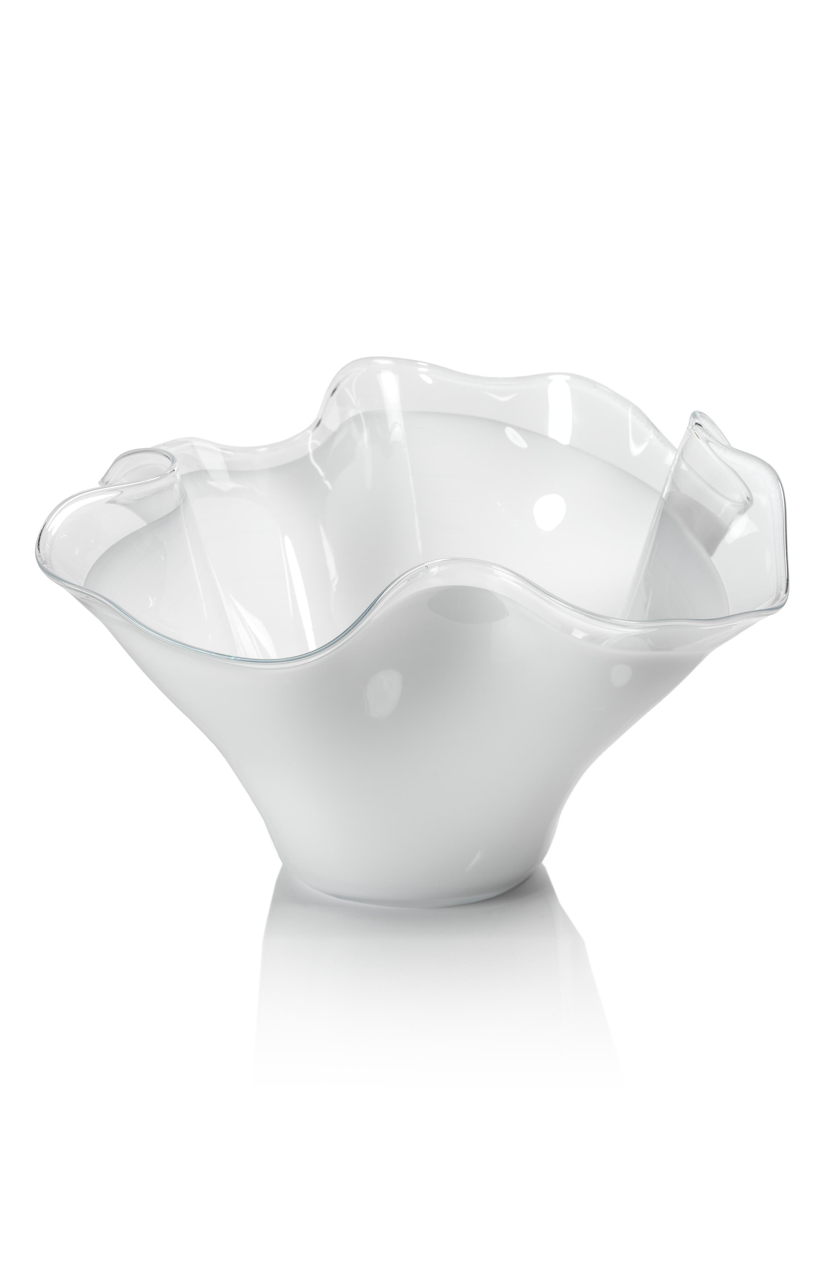 Zodax Vellerti Wave Glass Bowl