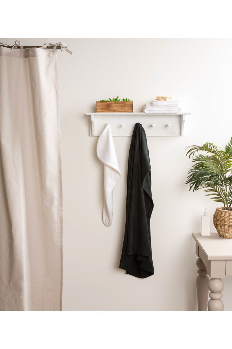 Women's Plus Size Shower Wrap Black, Alternate, color, Black